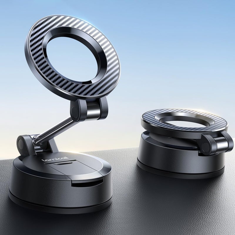 Lamicall for Magsafe Car Mount [70LBS Powerful Suction] Magnetic Phone Holder for Car, 360° Rotation Suction Cup Phone Mount Dashboard & Windshield for Truck fit iPhone 17 16 Pro Max Plus 15 14 13 12 - Image 1